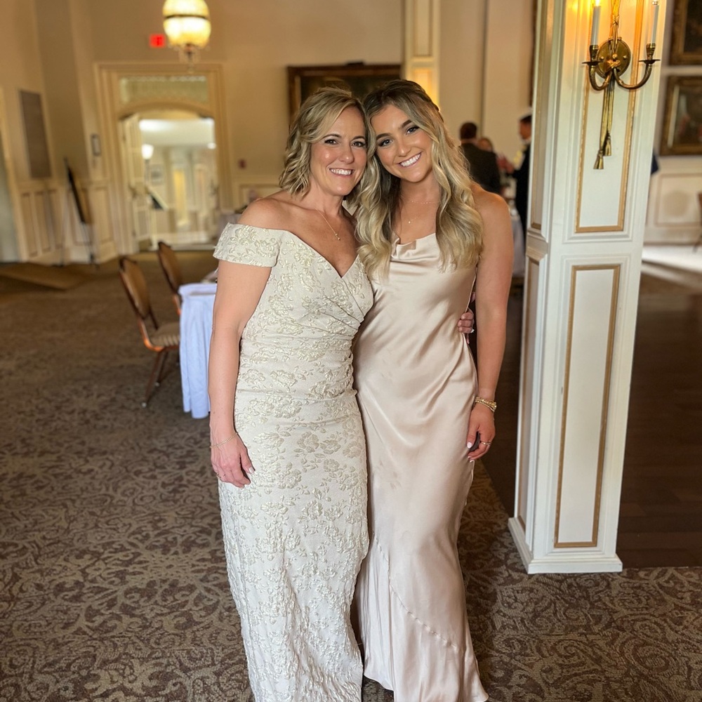 Show Me Your MuMu Cream and Tan Maxi Dresses